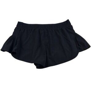 JoyLab Running Shorts Black Lined Ruffle Women's Size XXL